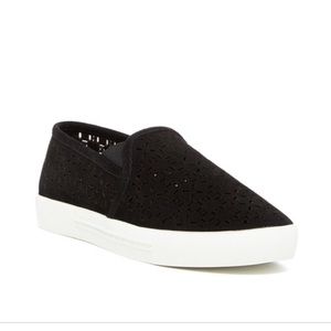 Joie Huxley Perforated Suede Slip on
